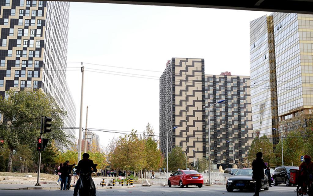 China Sunshine Apartment Dacheng Peking Exteriör bild